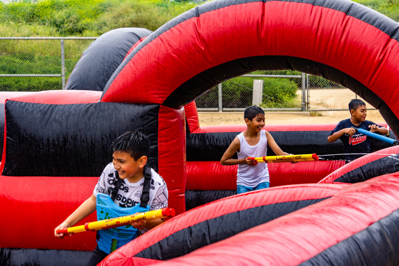 water activities for company picnics and school field days