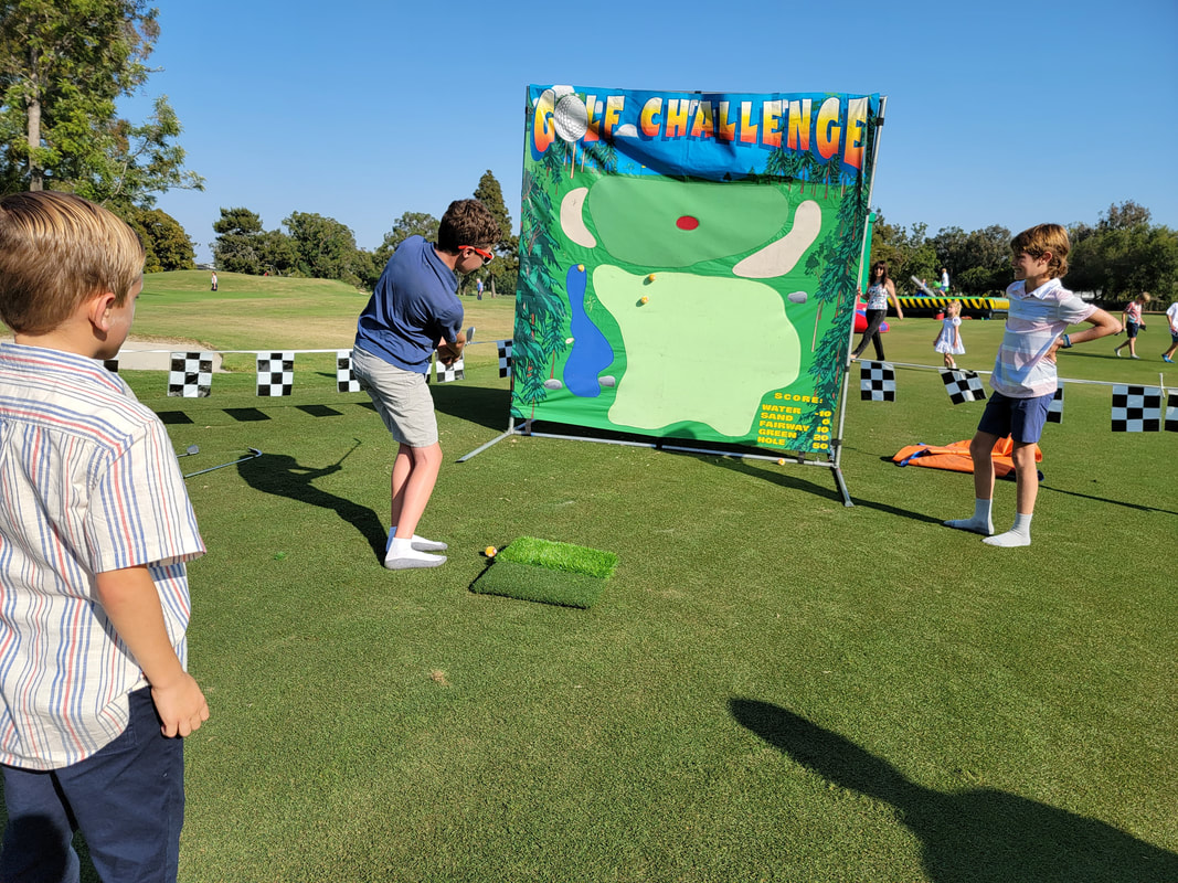 Golf Chip Challenge at a Golf Course Community Event