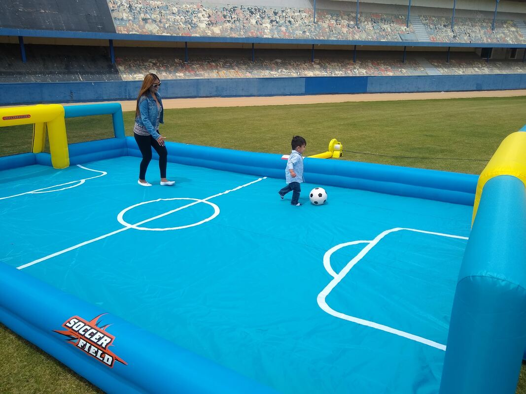Inflatable Soccer Field for Little Kids