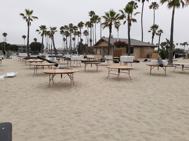 Table and Chairs Rentals for Company Picnics in Long Beach