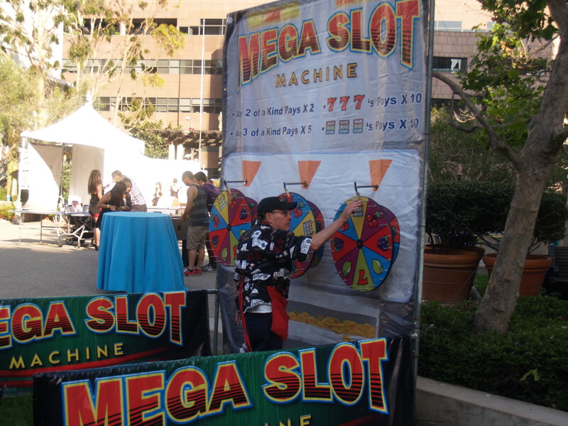 What Mega Casino party would be complete without the Mega Slot Machine?