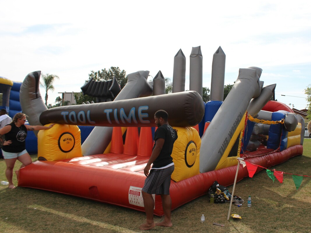Tool Time Obstacle Course Inflatable