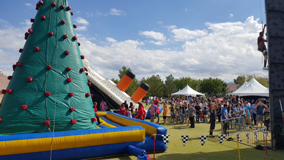 Inflatable Climbing Wall for Company Picnics & Corporate Events