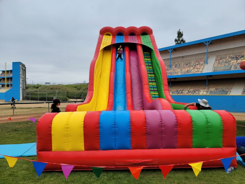 company picnic inflatable slide rentals