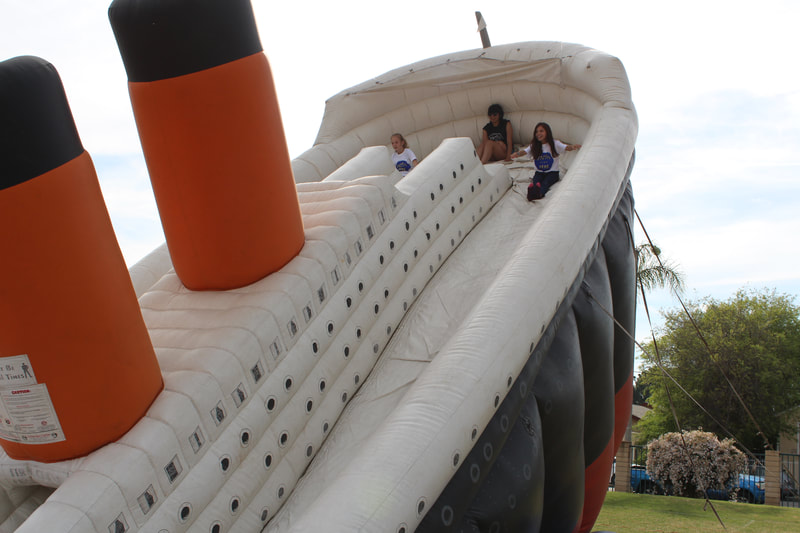 inflatable slides for company picnics