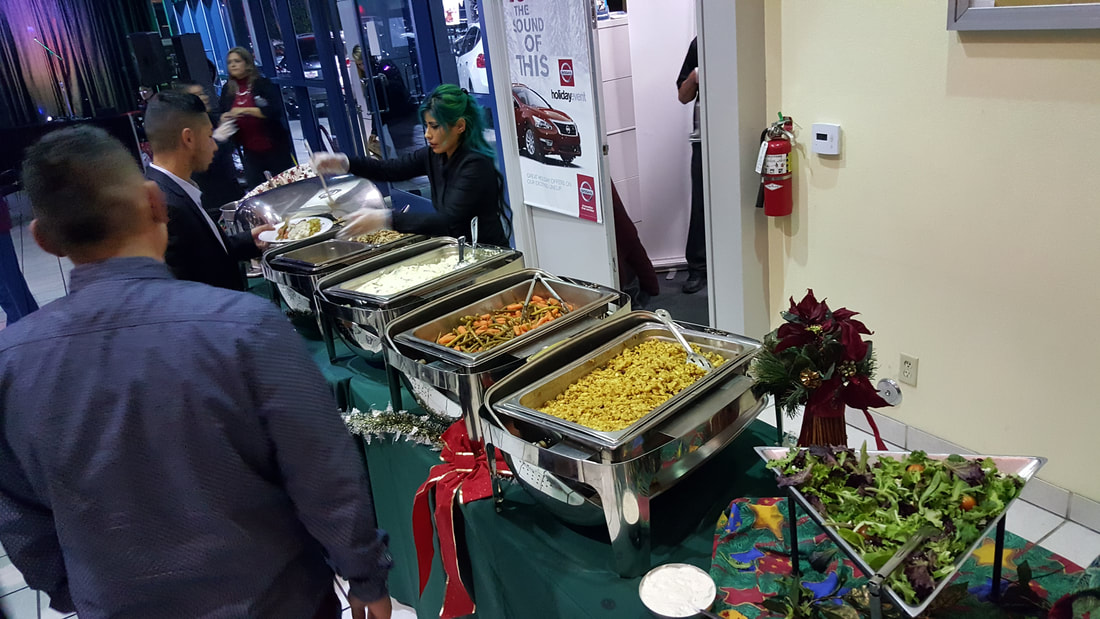 corporate holiday party catering corona california