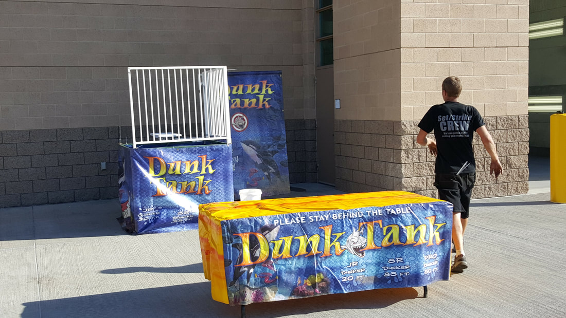 Dunk Tank Rentals For Company Picnics and School Fun Fairs