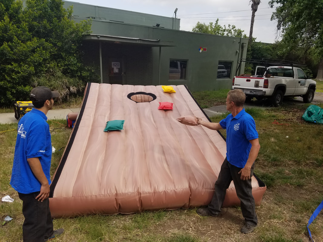 Inflatable Cornhole Game