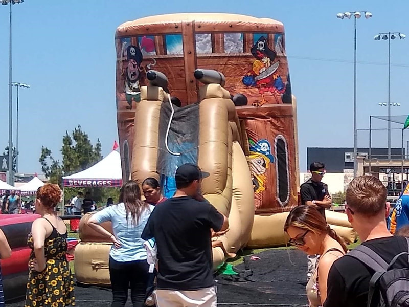 Inflatable water slide rentals West Covina.