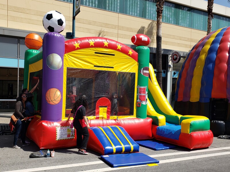 sports bouncer and slide inflatable los angeles
