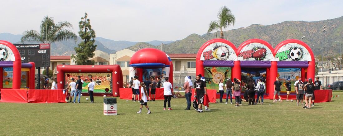 Inflatable Sports Game Rentals Los Angeles and Riverside Area