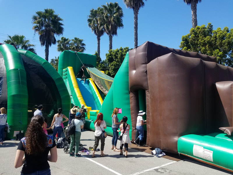 Inflatable Zipline Rentals Santa Monica Los Angeles