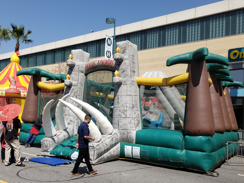inflatable playcenters rentals for company picnics los angeles