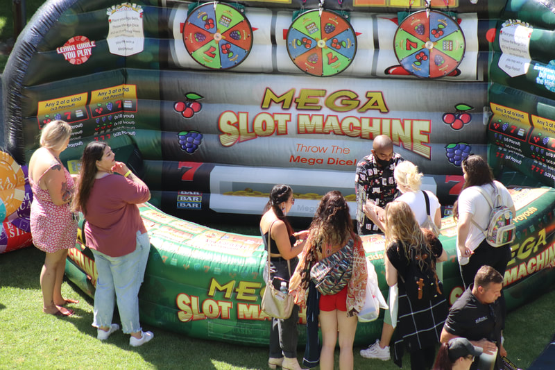 company picnic inflatable casino party downtown los angeles