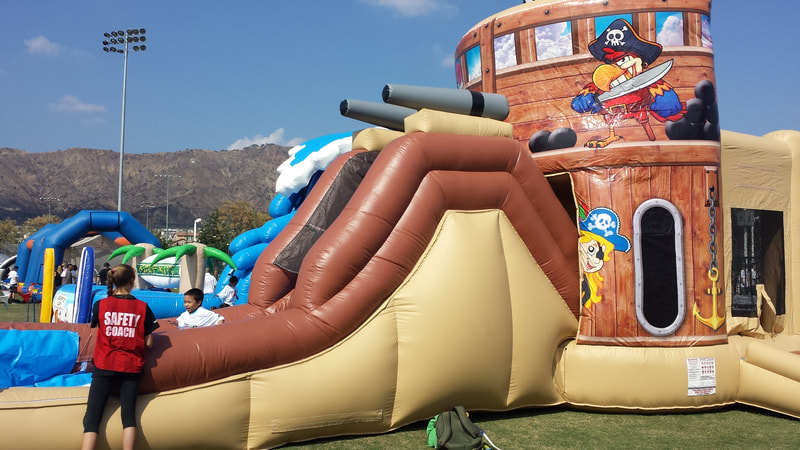 pirate theme company picnic rentals inflatables