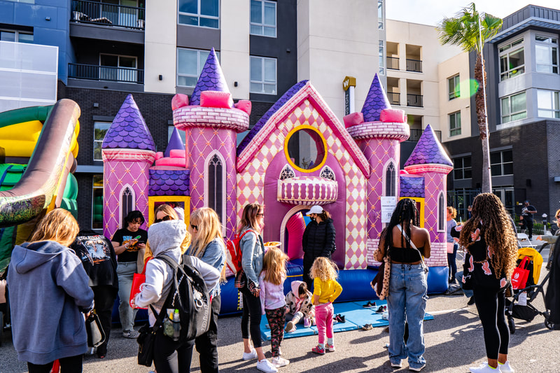 princess inflatable playcenters rentals for street fairs los angeles