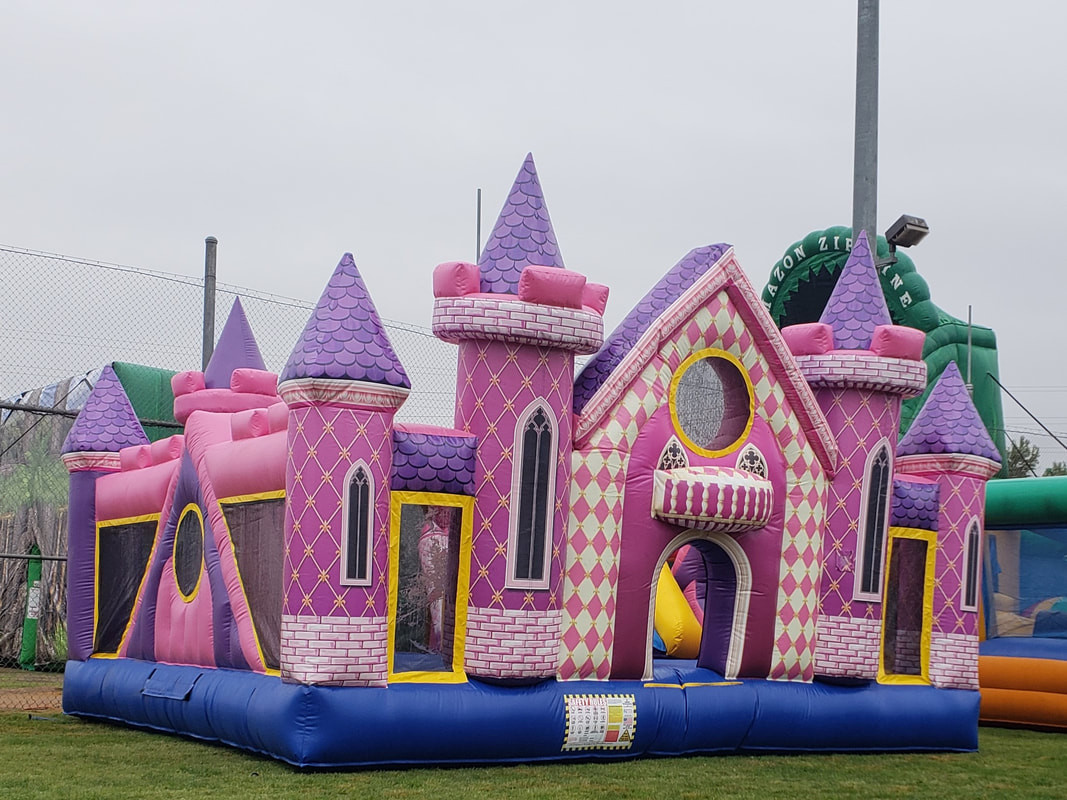 Princess Castle Theme Inflatable Rentals Los Angeles