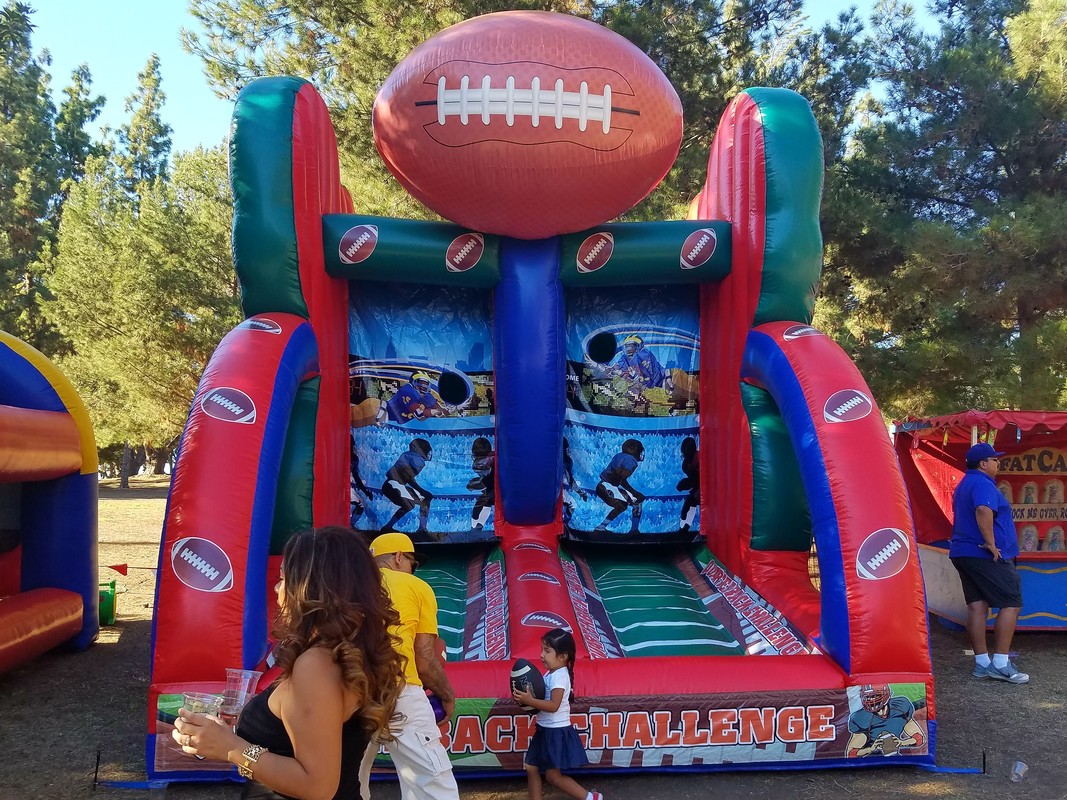 quarterback challenge inflatable rental