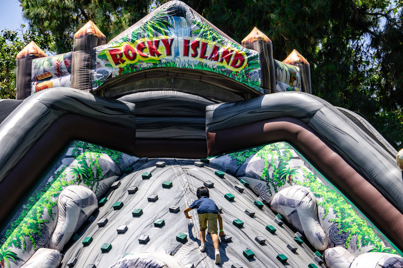 company picnic obstacle course inflatable rentals riverside california