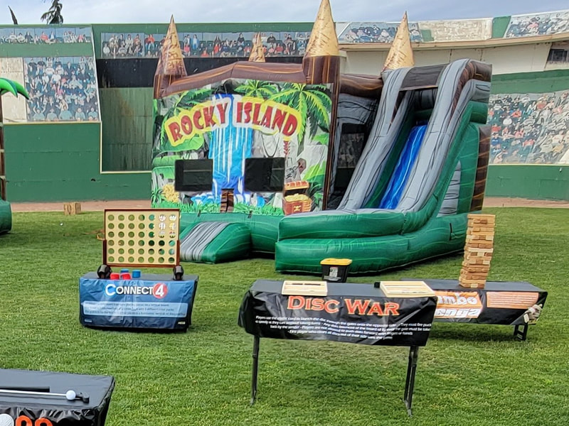 inflatable playcenters rentals for street fairs los angeles