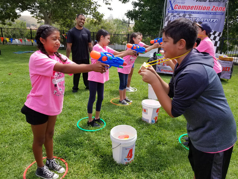 Water activities for school fun fairs SAFE