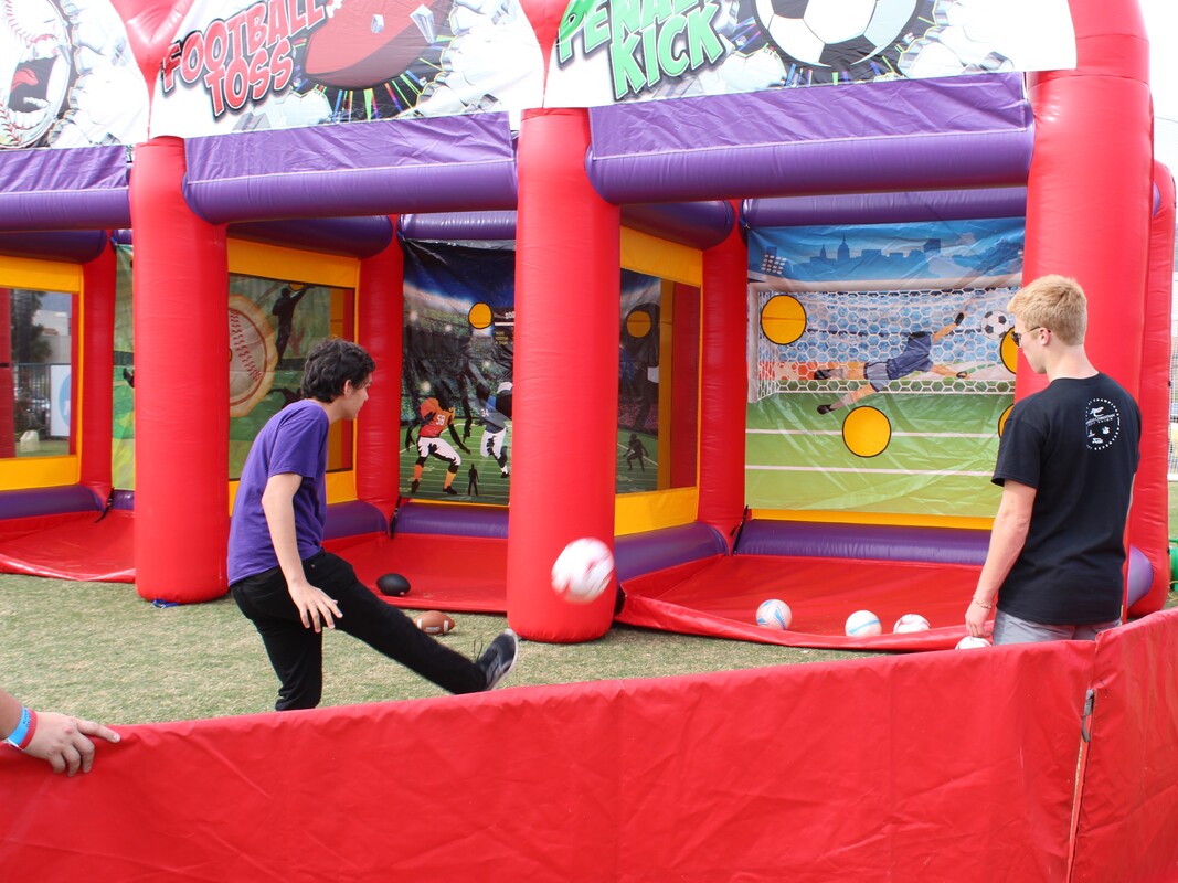 Soccer Game Interactive Inflatables Rentals Los Angeles