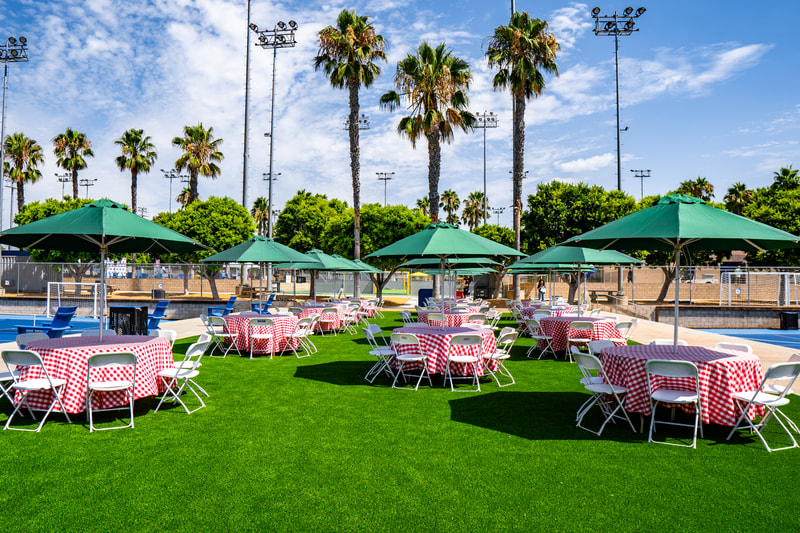 corporate event rentals picnic tables chairs company