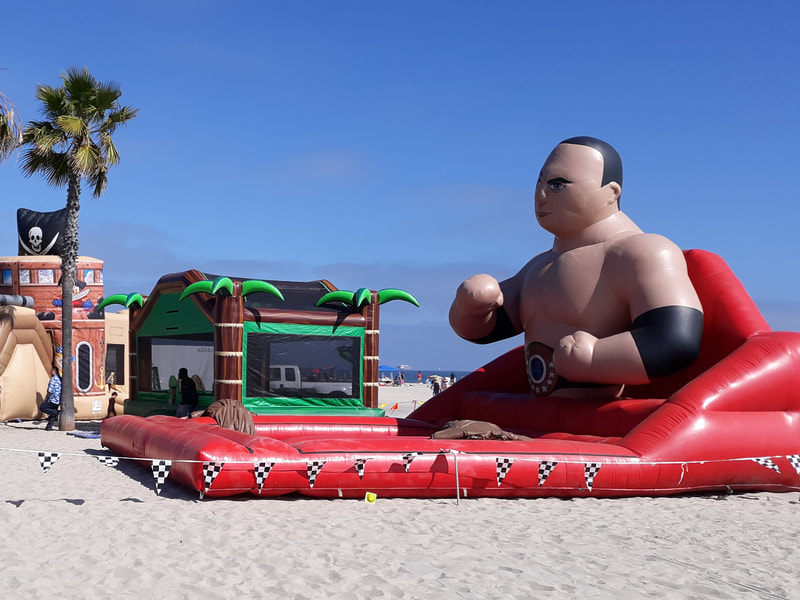 inflatable wrestling arena