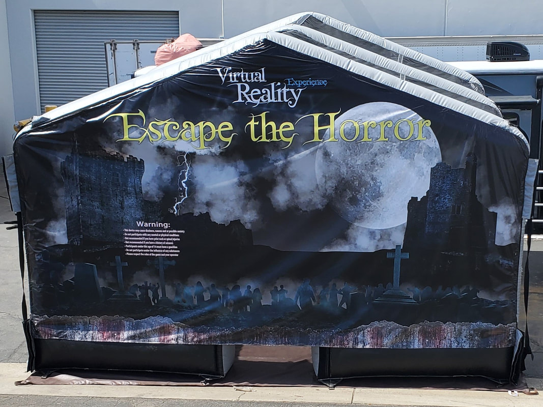 A Virtual Reality Haunted Horror Escape Room Inflatable Rental