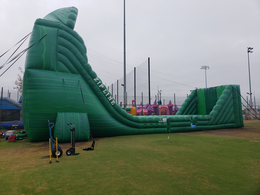 Zipline Inflatable Rentals Orange County California