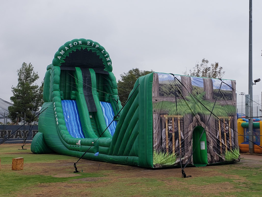 Big Inflatable Zipline Rentals for Events in Southern California